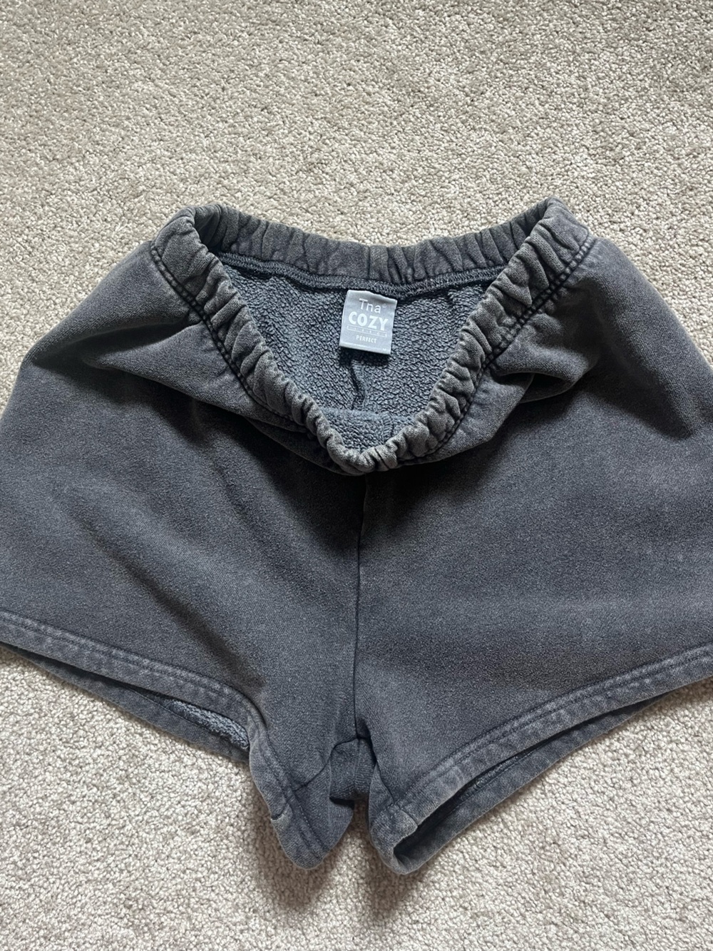 TNA Cozy Dark Gray Hooded Pullover